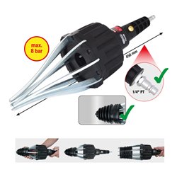 KS Tools Druckluftmontagegerät für Achsmanschetten, 450 mm