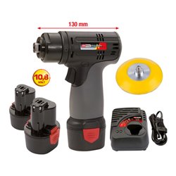 KS Tools Akku-Schleifmaschine, 3.200 U/min 10,8V, mit 2 Akkus und 1 Ladegerät