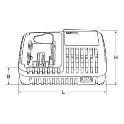 KS Tools Universal-Schnell-Ladegerät, für 10,8V