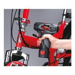 KS Tools 1/4' Akku-Bit-Schrauber, 24Nm, 400 U/min 10,8V, mit 1 Akku und 1 Ladegerät