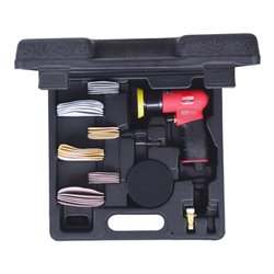 KS Tools Mini-Druckluft-Exzenterschleifer-Satz, 63-teilig