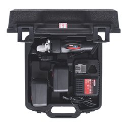 KS Tools Akku-Winkelschleifer 7000 U/min mit 2 Akkus und 1 Ladegerät