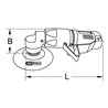 KS Tools 1/4' Mini-Druckluft-Polierer-Satz 5-tlg.