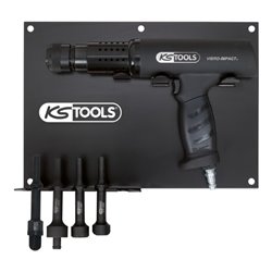 KS Tools Vibro-Impact Druckluft-Meißelhammer-Satz, 6-tlg.