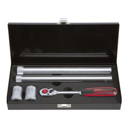 KS Tools 3/8' Drehmoment-Zündkerzen-Einschraubwerkzeug-Satz, 5-teilig
