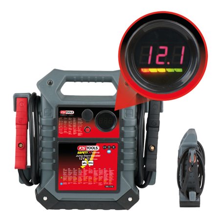 KS Tools 12 V Batterie-Booster, mobiles Starthilfegerät 700 A
