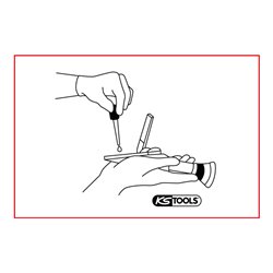 KS Tools Refraktometer Kühlflüssigkeit / Batteriesäure