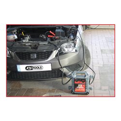 KS Tools 12 V + 24 V Batterie-Booster, mobiles Starthilfegerät 1400 A