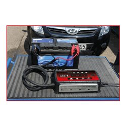 KS Tools 12V + 24V SMARTcharger Hochfrequenz-Batterieladegerät 25A/12,5A