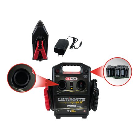KS Tools 12 V Kondensator-Booster - mobiles Starthilfegerät 720 A