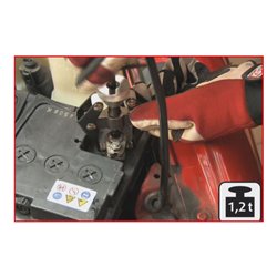 KS Tools Polklemmen- und Wischarm-Abzieher 2-armig, 15mm