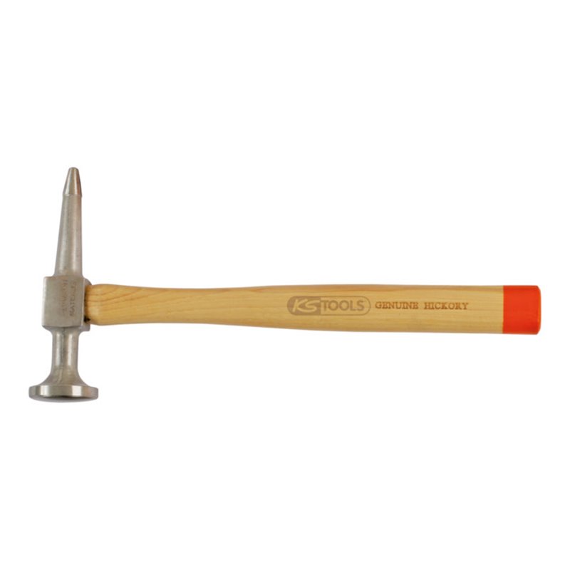 KS Tools Aluminium-Karosserie-Spitzhammer gewölbter Kopf, rund/spitz