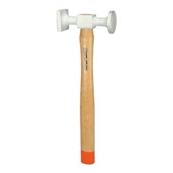 KS Tools Aluminium-Karosserie-Standard-Hammer gewölbter Kopf, rund/eckig