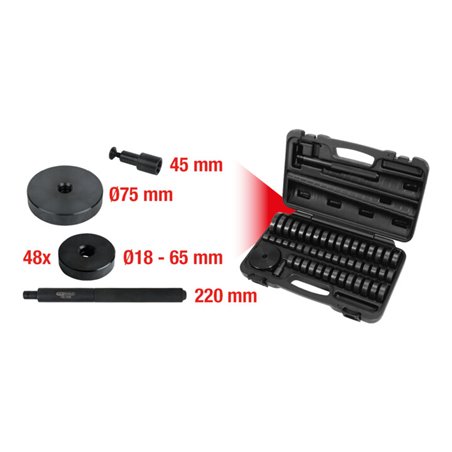 KS Tools Universal-Lager- und Buchsentreiber-Satz, 51-teilig