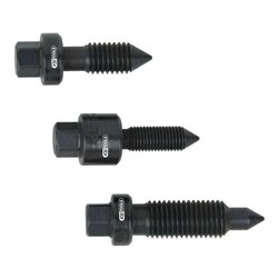 KS Tools Arretierschrauben-Satz zur Zahnstangen-Mittelstellung, 3-teilig