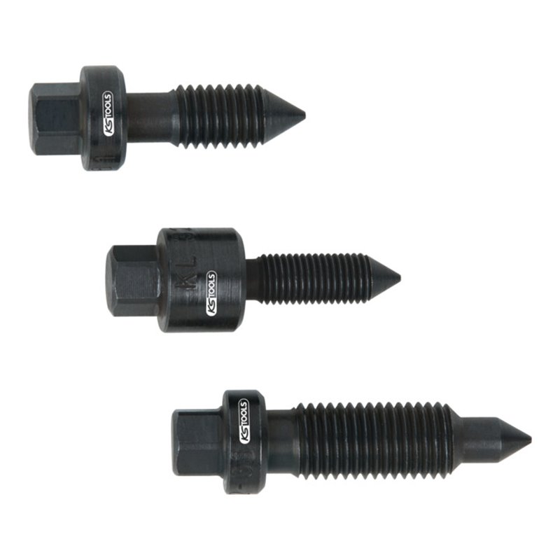 KS Tools Arretierschrauben-Satz zur Zahnstangen-Mittelstellung, 3-teilig