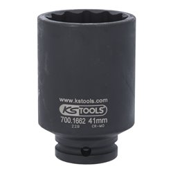 KS Tools Traggelenk-Stecknuss für Citroen und Peugeot, 41 mm
