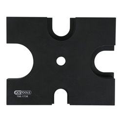 KS Tools Universal Prismenplatte Ø 40,0 / 63,0 / 75,0 / 80 mm