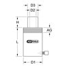 KS Tools Hydraulik-Hohlkolben-Zylinder 12 t