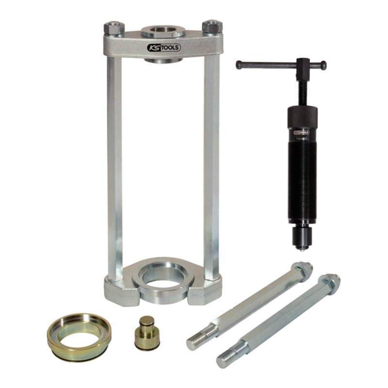 KS Tools Universal-Pressrahmen mit Hydraulikspindel, 6-teilig