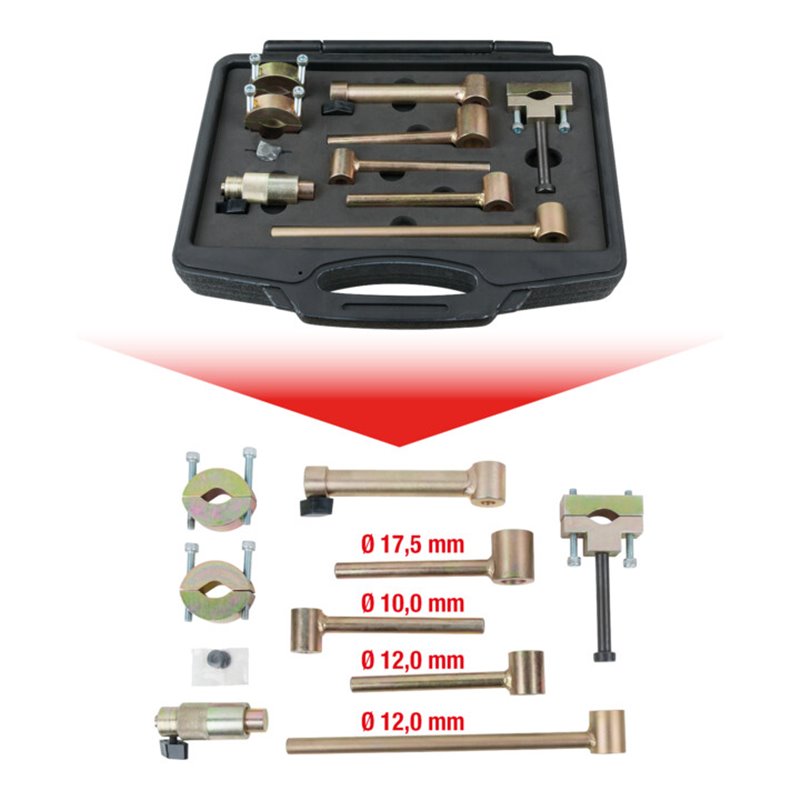 KS Tools Spurstangenlehren-Satz, 9-tlg.