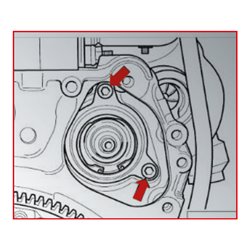 KS Tools VW Wasserpumpen-Demontage-Werkzeugsatz, 3-teilig