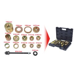 KS Tools Silentlagerwerkzeug-Satz für VAG Hinterachse, 18-teilig