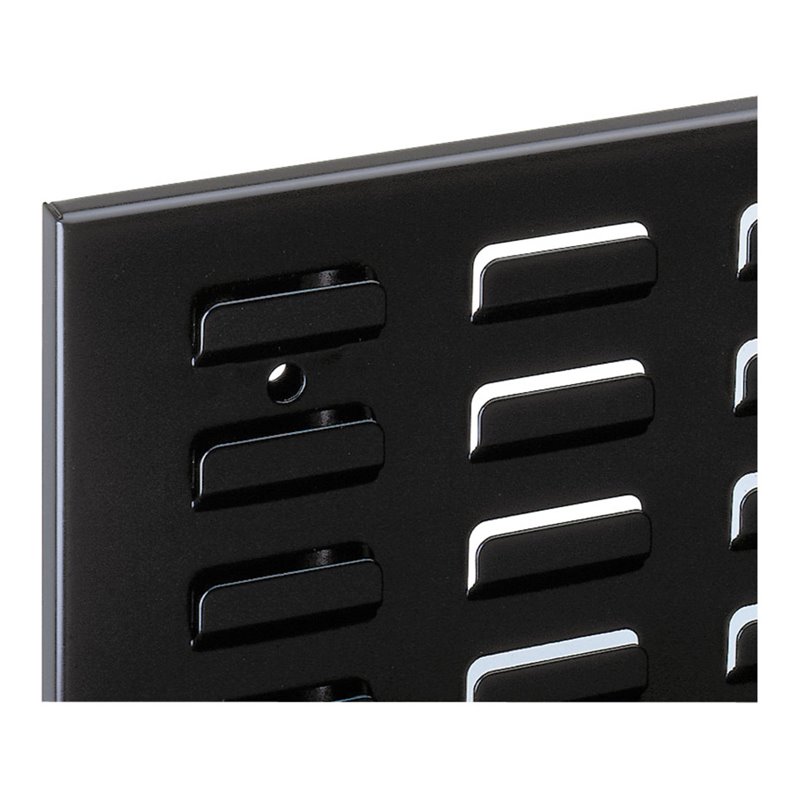 Kappes Schlitzplatte RasterPlan RAL 9005 tiefschwarz