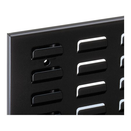 Kappes Schlitzplatte RasterPlan RAL 9005 tiefschwarz