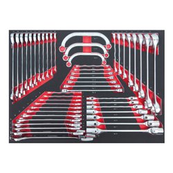 KS Tools SCS Schlüssel-Satz, 48-teilig in 1/1 Systemeinlage