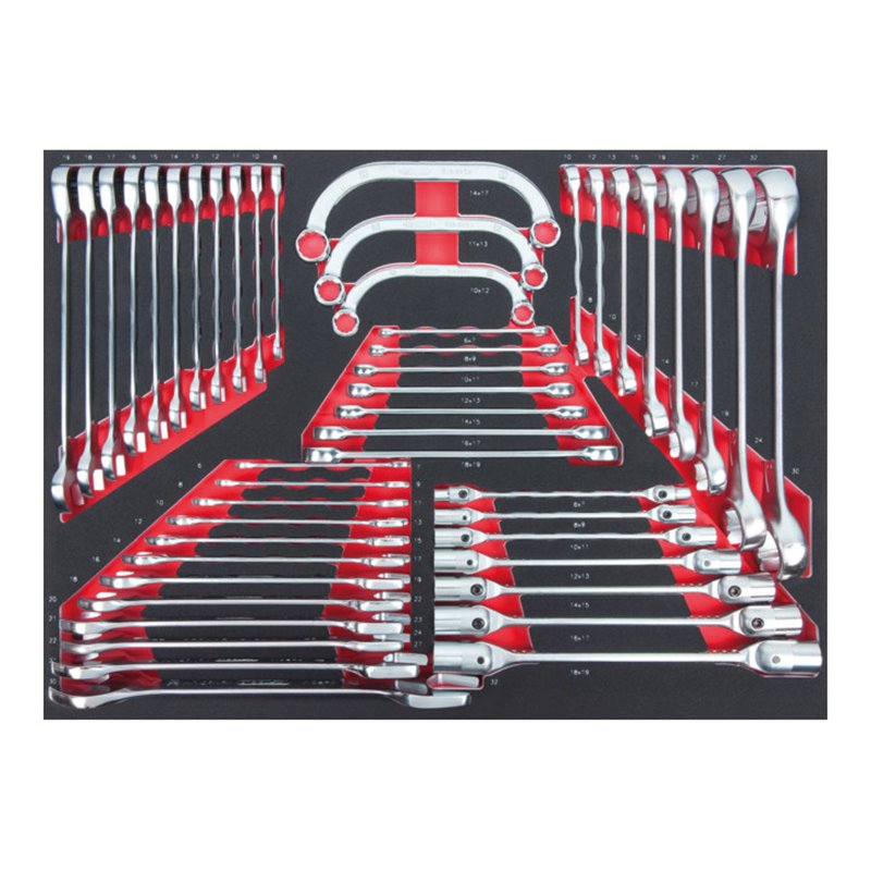 KS Tools SCS Schlüssel-Satz, 48-teilig in 1/1 Systemeinlage