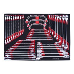 KS Tools SCS Schlüssel-Satz, 48-teilig in 1/1 Systemeinlage