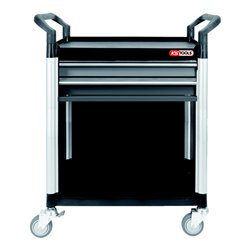 KS Tools Werkstatt-Servicewagen mit 2 Schubladen und Verkleidung