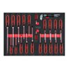 KS Tools SCS Schraubendreher-Satz, 29-teilig in 1/1 Systemeinlage