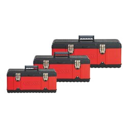 KS Tools Kunststoff-Stahlblech-Werkzeugkisten-Satz, 3-teilig