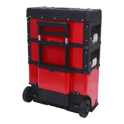 KS Tools Fahrbarer Kunststoff-Stahlblech-Werkzeugkasten