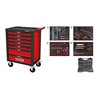 KS Tools RACINGline SCHWARZ/ROT Werkstattwagen mit 7 Schubladen und 515 Premium-Werkzeugen