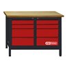 KS Tools Werkbank mit 8 Schubladen, H840xB1200xT600mm