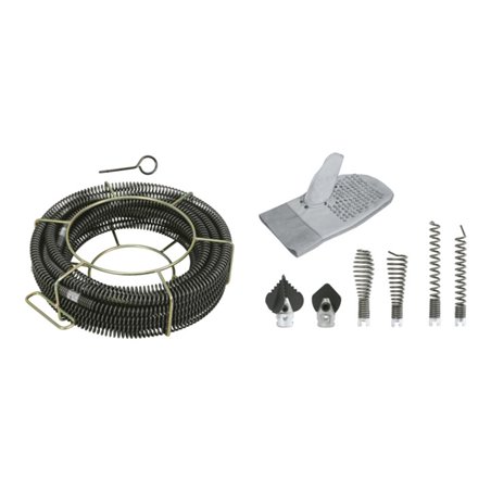 KS Tools Kanal- und Rohrreinigungs-Werkzeug-Satz Ø 22mm Innenseele, 14-teilig