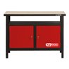 KS Tools Profi-Werkbank mit 2 Türen, H840xB1200xT600mm