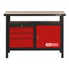 KS Tools Werkbank mit 3 Schubladen und 1 Tür, H840xB1200xT600mm