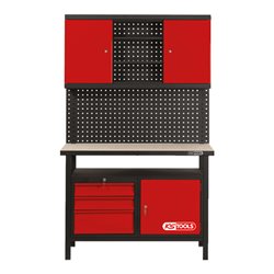 KS Tools Werkbank mit 3 Schubladen und 1 Tür, H840xB1200xT600mm