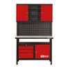 KS Tools Werkbank mit 3 Schubladen und 1 Tür, H840xB1200xT600mm