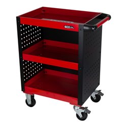 KS Tools ECOline Werkstatt-Servicewagen mit Lochplattenverkleidung