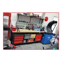 KS Tools XXL-Werkbank mit 3 Schubladen und 1 Tür