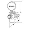 KS Tools Zusatzmanometer, 12bar