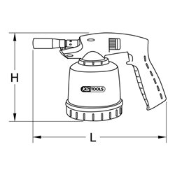 KS Tools Universal-Kartuschenlötgerät, Kunststoff