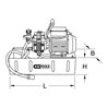 KS Tools Elektrische Druck-Prüfpumpe, 12 Liter