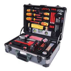 KS Tools 1/4' + 1/2“ Elektriker-Werkzeugkoffer, 128-tlg.