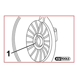 KS Tools Demontagedorn für Ausrücklager